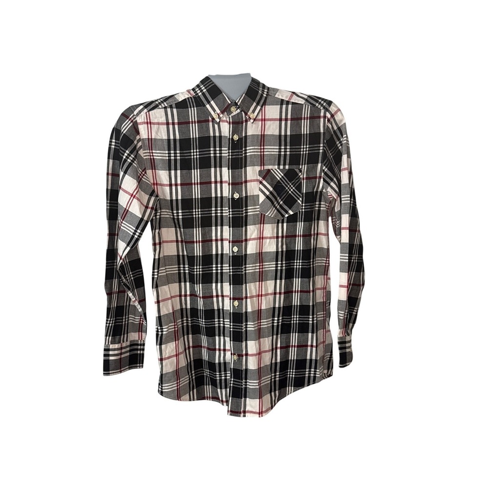 Chaps Black and Red Casual Button‎ Down Shirt Boys Size XL